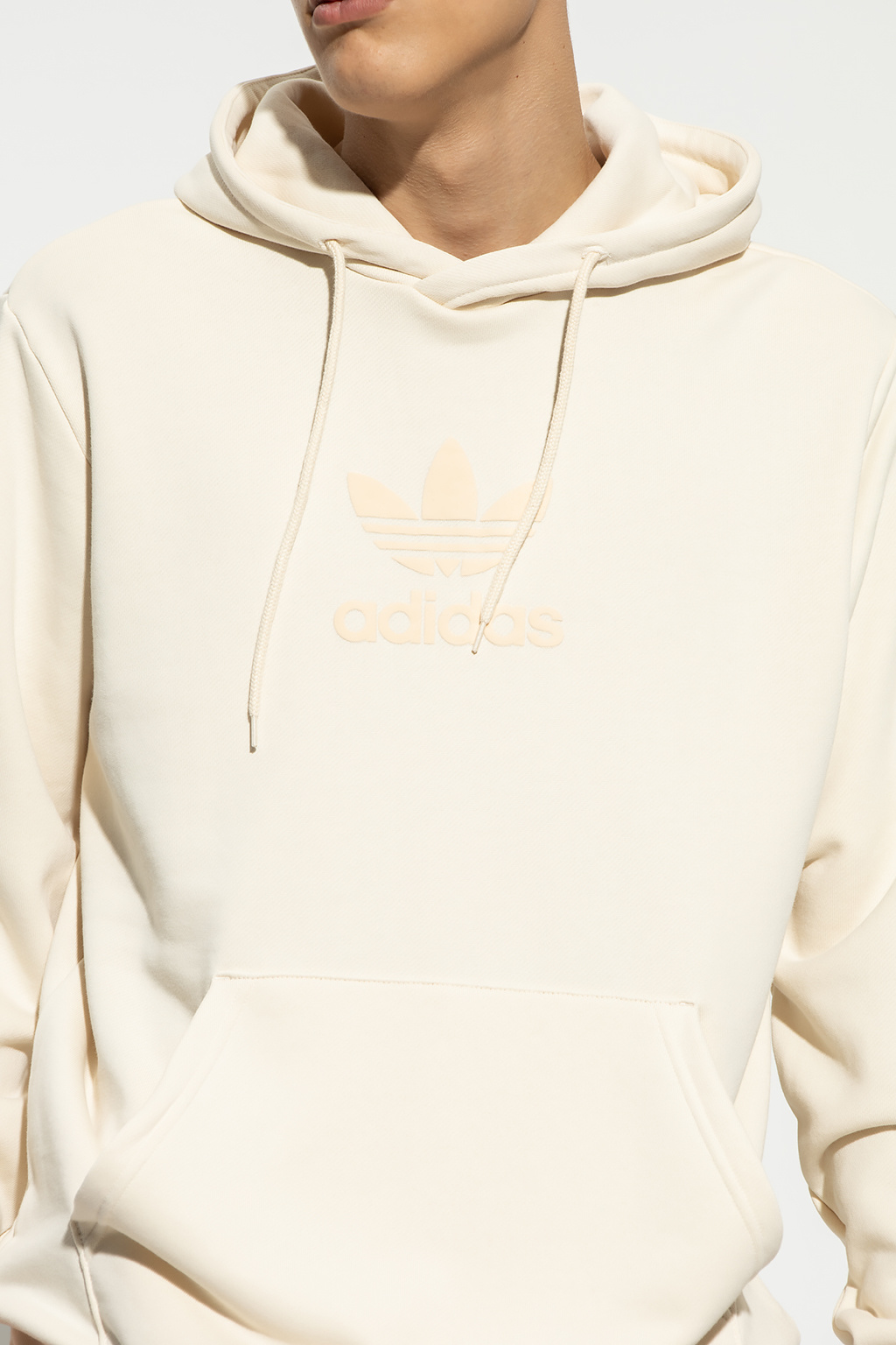 Adidas hoodie cream hot sale